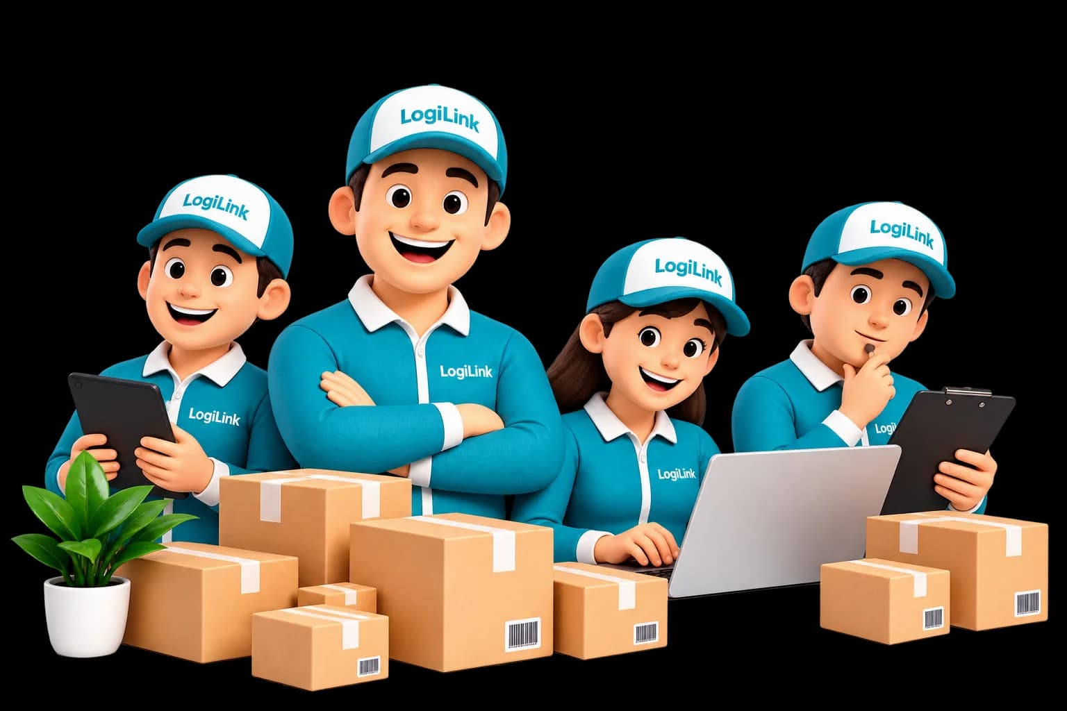 Команда LogiLink серед посилок